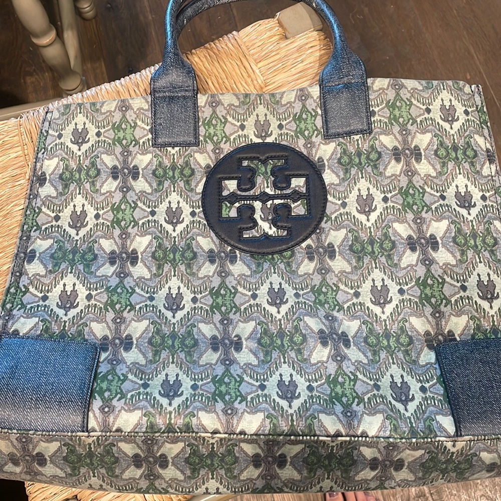 Tory Burch Ella tote. Fair amount of wear. But great bag nonetheless.